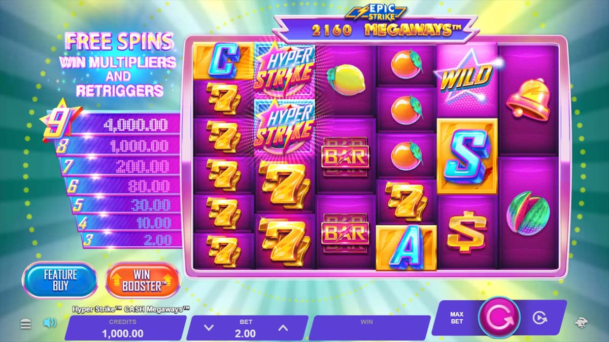 Hyper Strike CASH Megaways