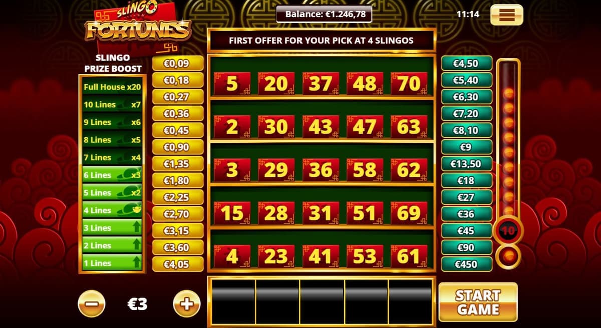 Slingo Fortunes