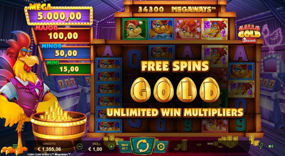 Gallo Gold Bruno's Megaways