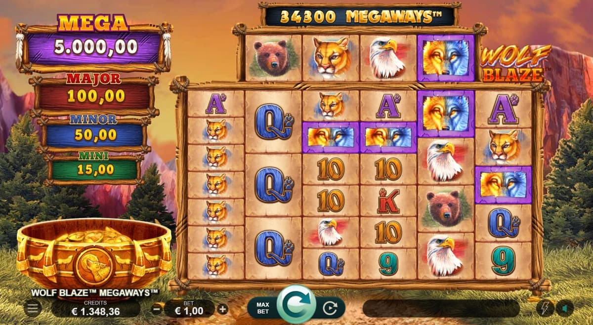 Wolf Blaze Megaways