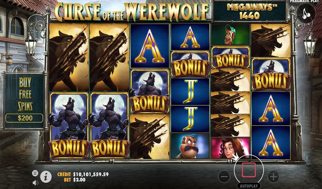 Curse of the Werewolf Megaways