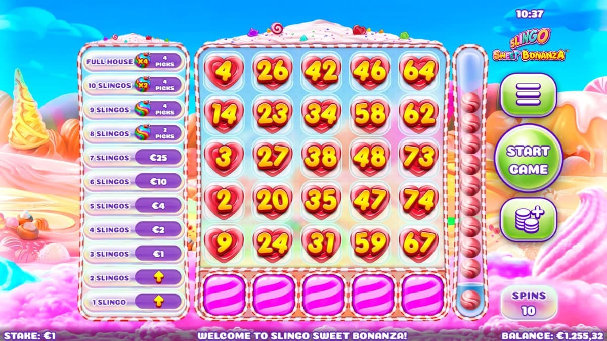 Slingo Sweet Bonanza