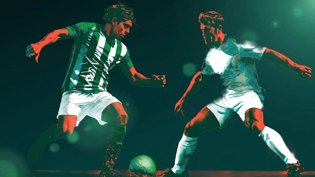 Jugadores recreados de Real Betis y Real Madrid