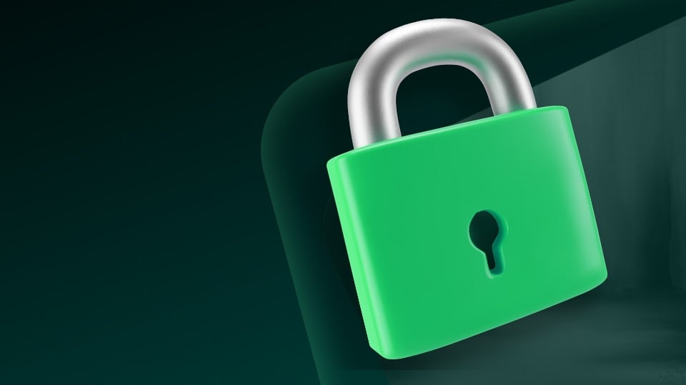 Un candado con fondo de la compañía Paf