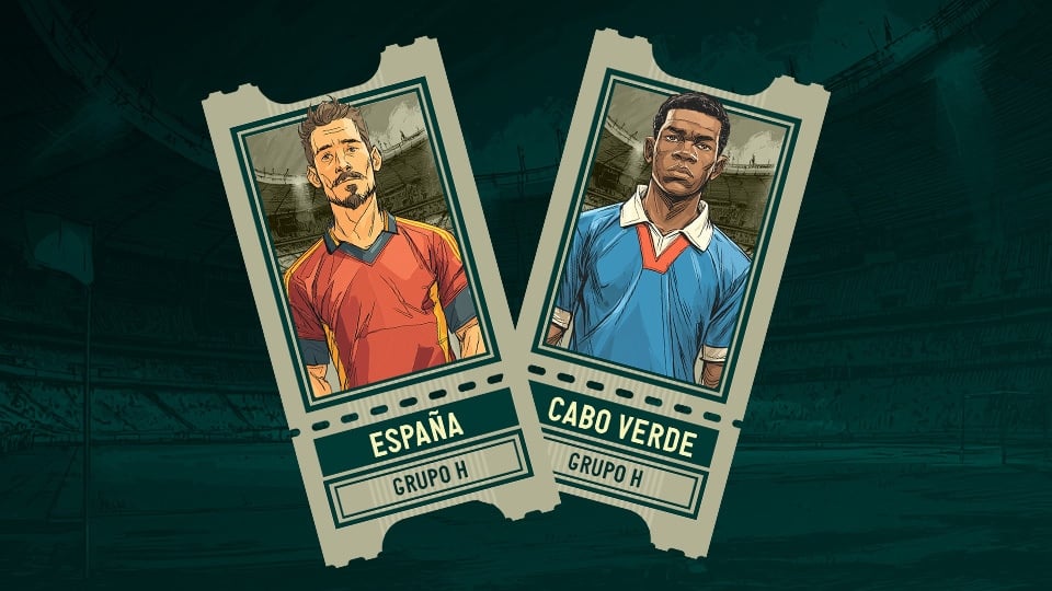 Imágenes de Cromos PAF de España y Cabo Verde para el Mundial 2026