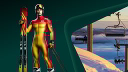 Esquiador con el mono de España para estos juegos de invierno.