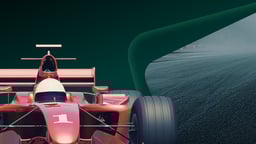 Coche de Fórmula 1 con fonde de Paf.es.